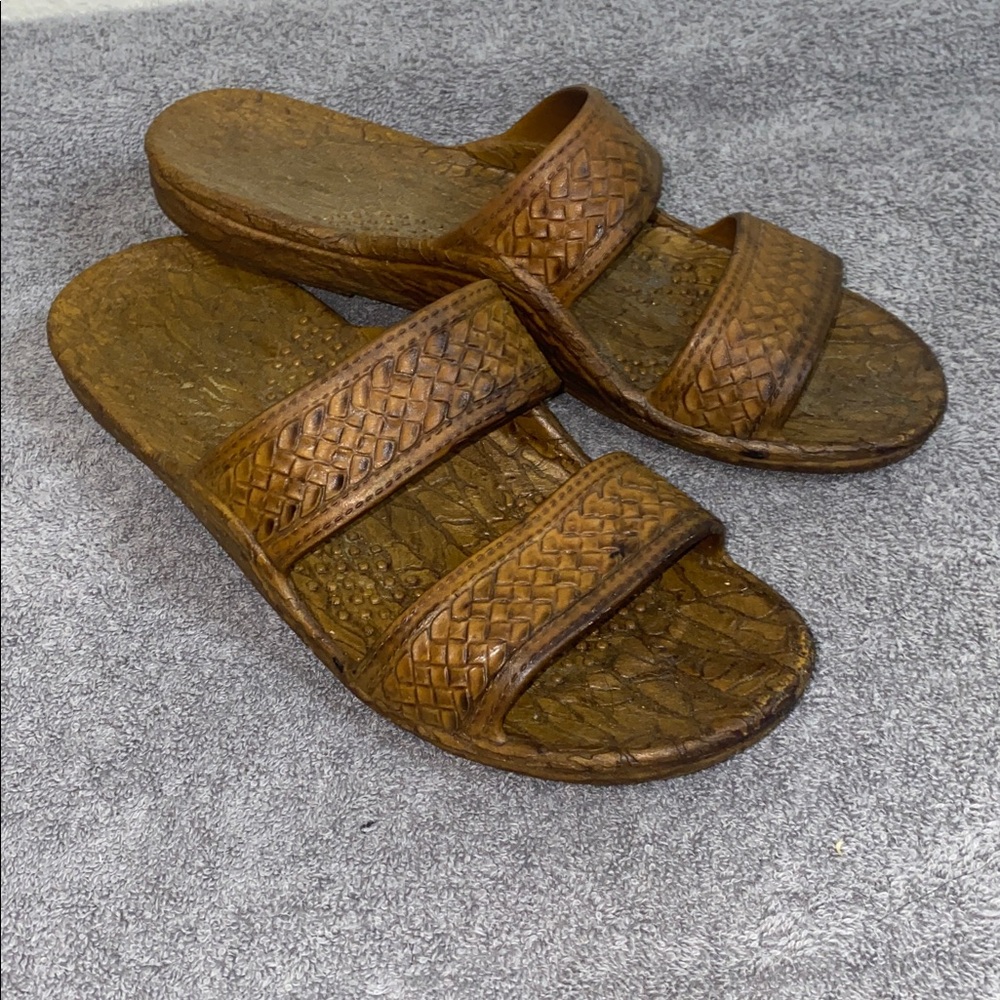 🌵Cute lightweight vegan sandals with weave patterned straps! - Picture 2 of 6